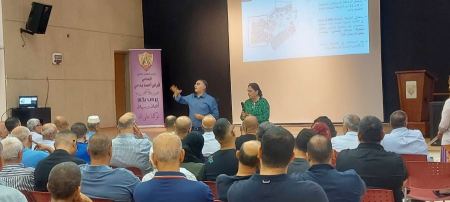 كفرقرع جلسة بخصوص التخطيط بمسطحات 7,8,11 ضمن الفتمال ותמ"ל